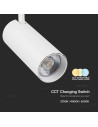 V-TAC 30W LED COB Релсово Осветител 3 в 1 Бяло Тяло - 8843 - 9