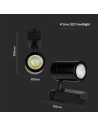 V-TAC 35W LED Прожектор Релсов Монтаж Черно Тяло 6000K - 211287 - 10