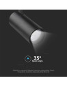V-TAC 30W LED COB Релсов Прожектор 3 в 1 Черно Тяло - 8078 - 5
