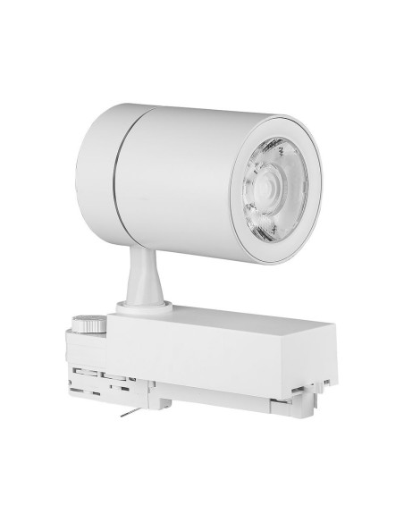 35W LED Прожектор Релсов Монтаж Бяло Тяло 6400K