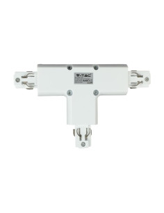 V-TAC 4T Конектор за Бяла Релса - 3525 - Цена | LEDs4economy 2