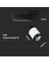 V-TAC 35W LED Прожектор Релсов Монтаж Черно/Бяло Тяло Бяла Светлина - 1340 - 7