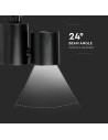 V-TAC 15W LED Прожектор Релсов Монтаж Черно Тяло Бяла Светлина - 1303 - 5