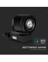 V-TAC 45W LED COB CRI95 Прожектор Релсов Монтаж черно Тяло Бяла Светлина - 1238 - 4