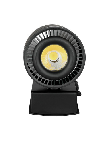 33W LED COB CRI-gt95 Прожектор Релсов Монтаж черно Тяло Бяла Светлина