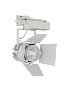 V-TAC 33W LED Прожектор Релсов Монтаж SAMSUNG Чип Бял 3000K - 368 - Цена | LEDs4economy