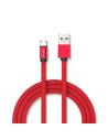 V-TAC 1м. Микро USB Кабел Червен Серия "Ruby" - 8497