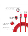 V-TAC 1м. Микро USB Кабел Червен Серия "Ruby" - 8497 - 2