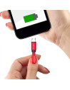 V-TAC 1м. Микро USB Кабел Червен Серия "Ruby" - 8497 - 5