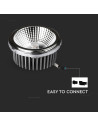 V-tac LED Крушка - AR111 20W Регулиращ Рефлектор 40`D/20`D 6400K Silver 212794 - 6