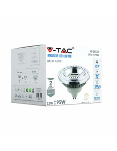 V-tac LED Крушка - AR111 12W GU10 6000K Димируема 217236 - Цена | LEDs4economy 2