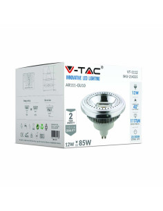 V-tac LED Крушка - AR111 12W GU10 6000K 214225 - Цена | LEDs4economy 2