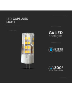 LED Крушка - SAMSUNG ЧИП 3.2W G4 3000K - Цена | LEDs4economy 2