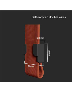 V-TAC Краен Държач Двоен Черно Тяло - Цена | LEDs4economy 2