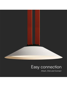 V-TAC 20W LED Магнитен Осветител Въже 120D 3000K Пясъчно Бяло Тяло 3 Години Гаранция - Цена | LEDs4economy 2