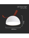 V-TAC 20W LED Магнитен Осветител Въже 120D 3000K Пясъчно Бяло Тяло 3 Години Гаранция - 9