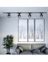 V-TAC 30W LED Прожектор Релсов Монтаж Черно Тяло 3в1 - 10371 - 9