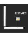 V-TAC 25W LED Магнитен Осветител L Форма 6400K Черно Тяло - 10268 - 3