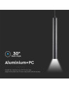 V-TAC 14W LED Магнитен Осветител Висящ 3000K Черно Тяло - 10264 - 7