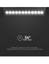 V-TAC 12W LED Магнитен Линеен Спот Регулируем 4000K Черно Тяло - 10260 - 8