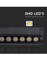 V-TAC 5W LED Магнитен Линеен Спот Регулируем 3000K Черно Тяло - 10258 - 4