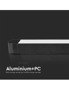 V-TAC 22W LED Магнитен Линеен Осветител 6400K Черно Тяло - 10250 - Цена | LEDs4economy 2