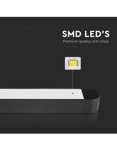 V-TAC 18W LED Магнитен Линеен Осветител 6400K Черно Тяло - 10247 - Цена | LEDs4economy 2