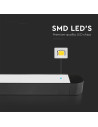 V-TAC 18W LED Магнитен Линеен Осветител 6400K Черно Тяло - 10247 - 2