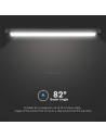 V-TAC 18W LED Магнитен Линеен Осветител 6400K Черно Тяло - 10247 - 8