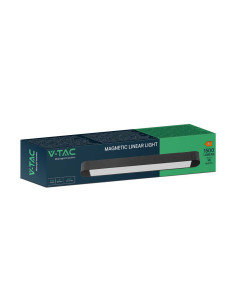 V-TAC 10W LED Магнитен Линеен Осветител 6400K Черно Тяло - 10244 - Цена | LEDs4economy 2