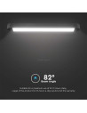 V-TAC 10W LED Магнитен Линеен Осветител 6400K Черно Тяло - 10244 - 5