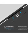 V-TAC 22W LED Магнитен Линеен Спот 6400K Черно Тяло - 10241 - 4