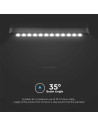 V-TAC 12W LED Магнитен Линеен Спот 4000K Черно Тяло - 10236 - 10