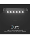 V-TAC 5W LED Магнитен Линеен Спот 6400K Черно Тяло - 10235 - 9