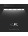 V-TAC 18W LED Магнитно Релсово SMART Тяло Черно 3 в 1 - 6887 - 5