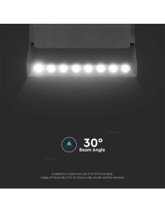 V-TAC 10W LED Магнитно Релсово SMART Тяло Черно 3 в 1 - 6886 - Цена | LEDs4economy 2