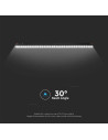 V-TAC 20W LED Магнитно Релсово SMART Тяло Черно 3 в 1 - 6885 - 2