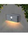 V-TAC 2.5W LED Соларна Стенна Черна PIR Сензор 3000K IP44 - 23017 - 8