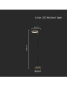 V-TAC 2.5W LED Соларна Наземна Лампа IP44 3000K - 23011 - 7