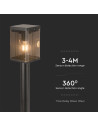 V-TAC 2.5W LED Соларна Наземна Лампа Е27 Сензор IP44 - 23009 - 9