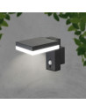 V-TAC 5.5W LED Соларна Стенна Черна PIR Сензор Квадрат 3000K IP44 - 10402 - 3