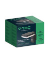 V-TAC 5.5W LED Соларна Стенна Черна PIR Сензор Квадрат 3000K IP44 - 10402 - 4