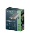V-TAC 8W LED Соларна Стенна Лампа 6400К - 6850 - 9