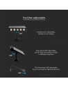 V-TAC 8W LED Соларна Стенна Лампа 3000К - 6844 - 19