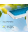 V-TAC 15W LED Соларна Стенна Лампа LiFePO4 Батерия 3.2V 6000mA CCT: 6000K+4000K Бяла - 10316 - 9