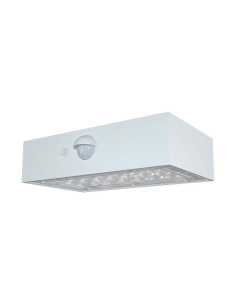 V-TAC 3W LED Соларна Стенна Лампа със Сензор 4000K+3000K Бяла - 10306 - Цена | LEDs4economy