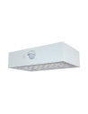 V-TAC 3W LED Соларна Стенна Лампа със Сензор 4000K+3000K Бяла - 10306