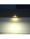 V-TAC 3W LED Соларна Стенна Лампа със Сензор 4000K+3000K Бяла - 10306 - 2