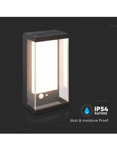 V-TAC 1W Градински Аплик Черен 3000К IP65 - 23032 - Цена | LEDs4economy 2