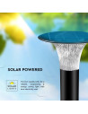 V-TAC 15W LED Соларна Наземна Лампа 6000K+4000K Черна - 23006 - 4